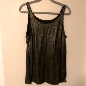 EILEEN FISHER 100% ORGANIC LINEN GOLD TANK